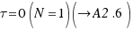 tau  = 0 (N = 1)
(right A2.6)